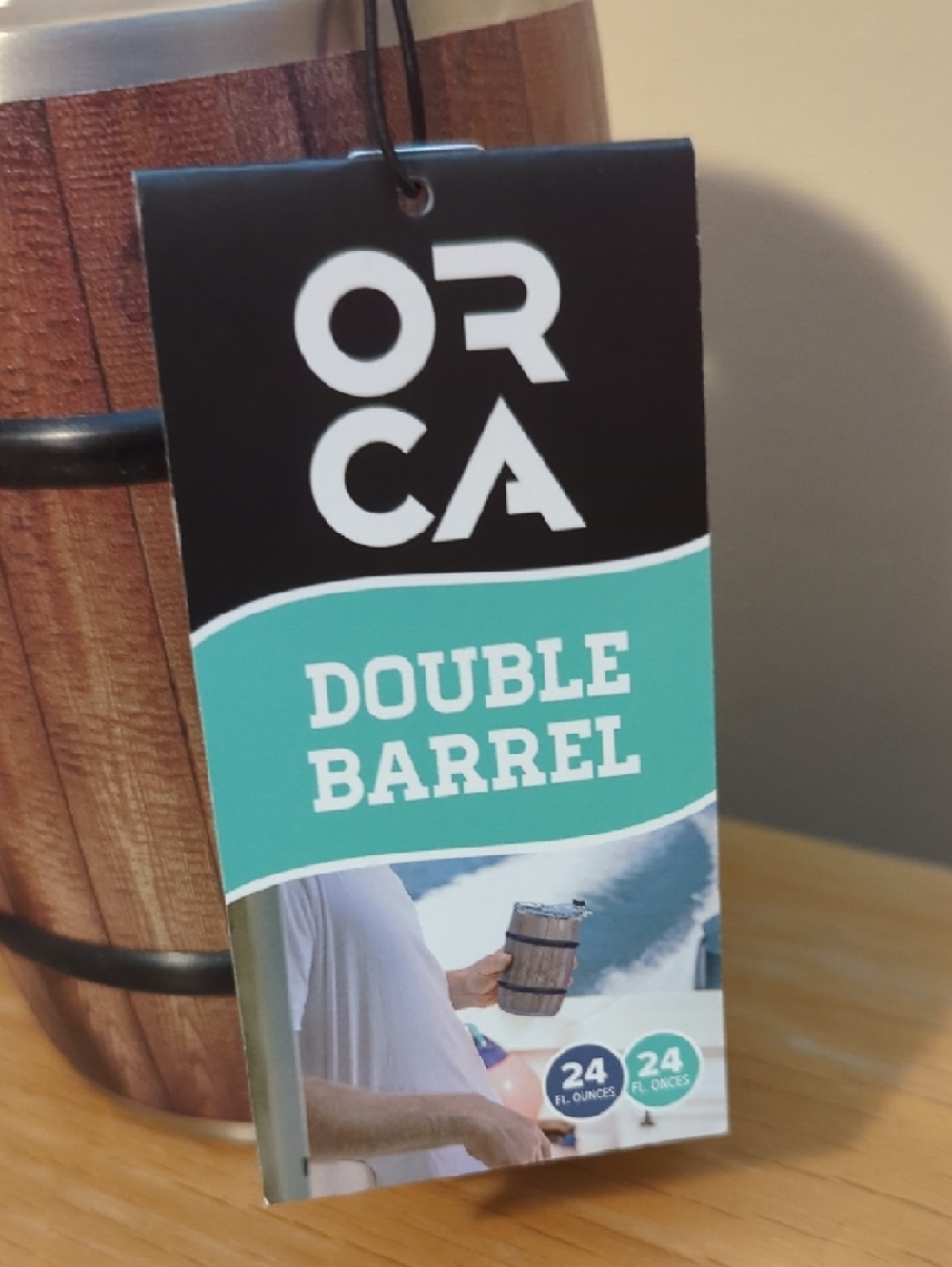 Orca coolers stainless steel Double Barrel insulated travel tumbler New - Picture 2 of 14